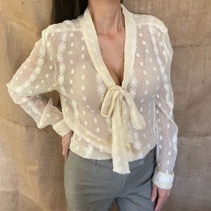 Marcus Beige Blouse